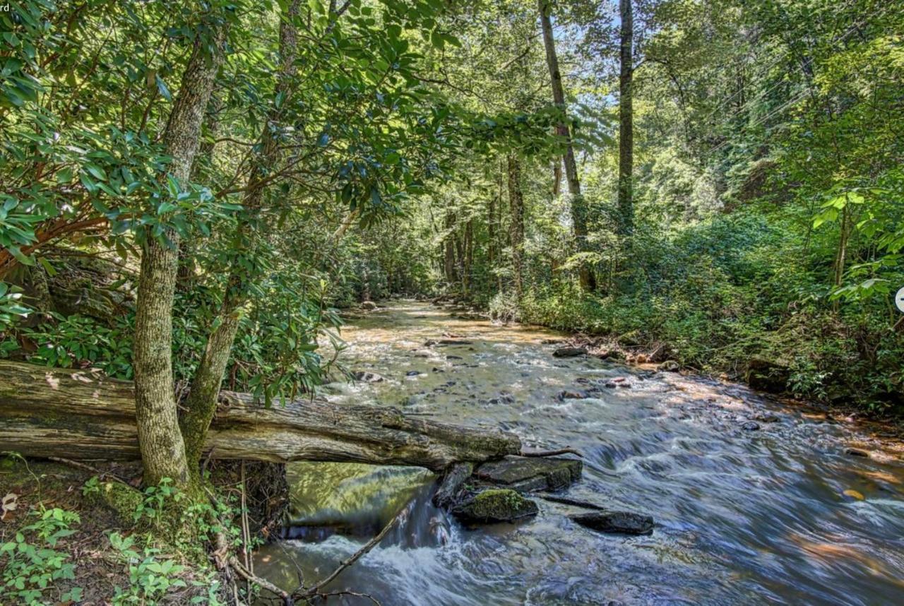 Cozy Creekfront Family Cabin-Pet Friendly -Gamerm-Hot Tub هياواسي المظهر الخارجي الصورة