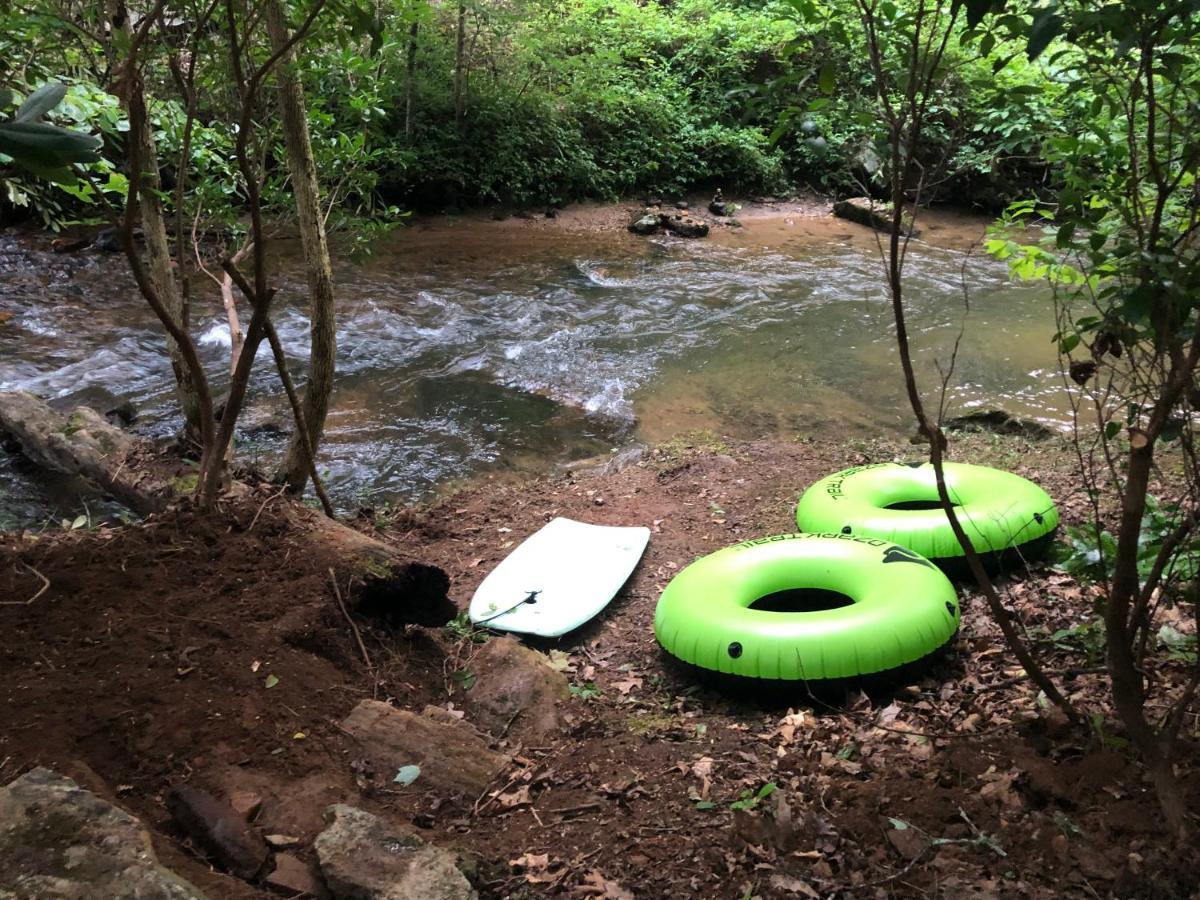 Cozy Creekfront Family Cabin-Pet Friendly -Gamerm-Hot Tub هياواسي المظهر الخارجي الصورة